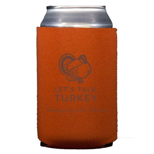 Let's Talk Turkey Collapsible Koozies